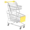 Hohopeti Mini Shopping Cart Toy Supermarket Handcart with Structure for Playtime Room Gift Yellow view 1