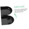 Happyyami Dart Storage Case Lock Buckle Oval Darts Organizer Wear-Resistant Plastic Portable Design for Travel and Outdoor Games view 3