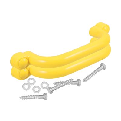 Abaodam 2pcs Non-Slip Plastic Playground Handles for Kids Safety Grip for Indoor and Outdoor Equipment Sturdy Safety Handrails for Climbing and Swinging