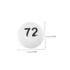 YARNOW 75pcs Funny Raffle Balls Plastic Numbered Balls for Celebrations Party Games view 2