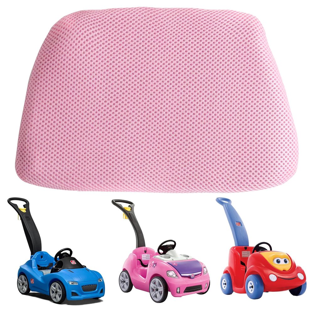 Keep Baby Comfortable and Protected in Their Favorite Stroller or Ride-on Toy! This Soft, Shock-Absorbing seat Cushion fits Most Popular Models! (Pink)