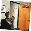 Yardwe 1Pc Door Hanging Mini Basketball Board Transparent Design Easy Installation for Indoor Use for Home and Office Material Fun Basketball Game for All Ages view 2