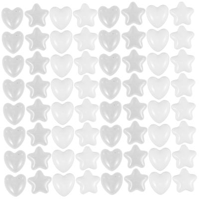 Abaodam 100pcs Star Heart Shaped Ocean Crush Swimming Toys for Boys and Girls Soft Pits for Play Party Pool Fun