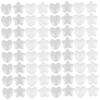 Abaodam 100pcs Star Heart Shaped Ocean Crush Swimming Toys for Boys and Girls Soft Pits for Play Party Pool Fun view 1