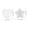 Abaodam 100pcs Star Heart Shaped Ocean Crush Swimming Toys for Boys and Girls Soft Pits for Play Party Pool Fun view 2