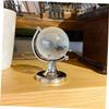 Vaguelly 1pc Chic Mini Globe Desktop Ornament World Map Decor Geography Globe for Home Decor view 2