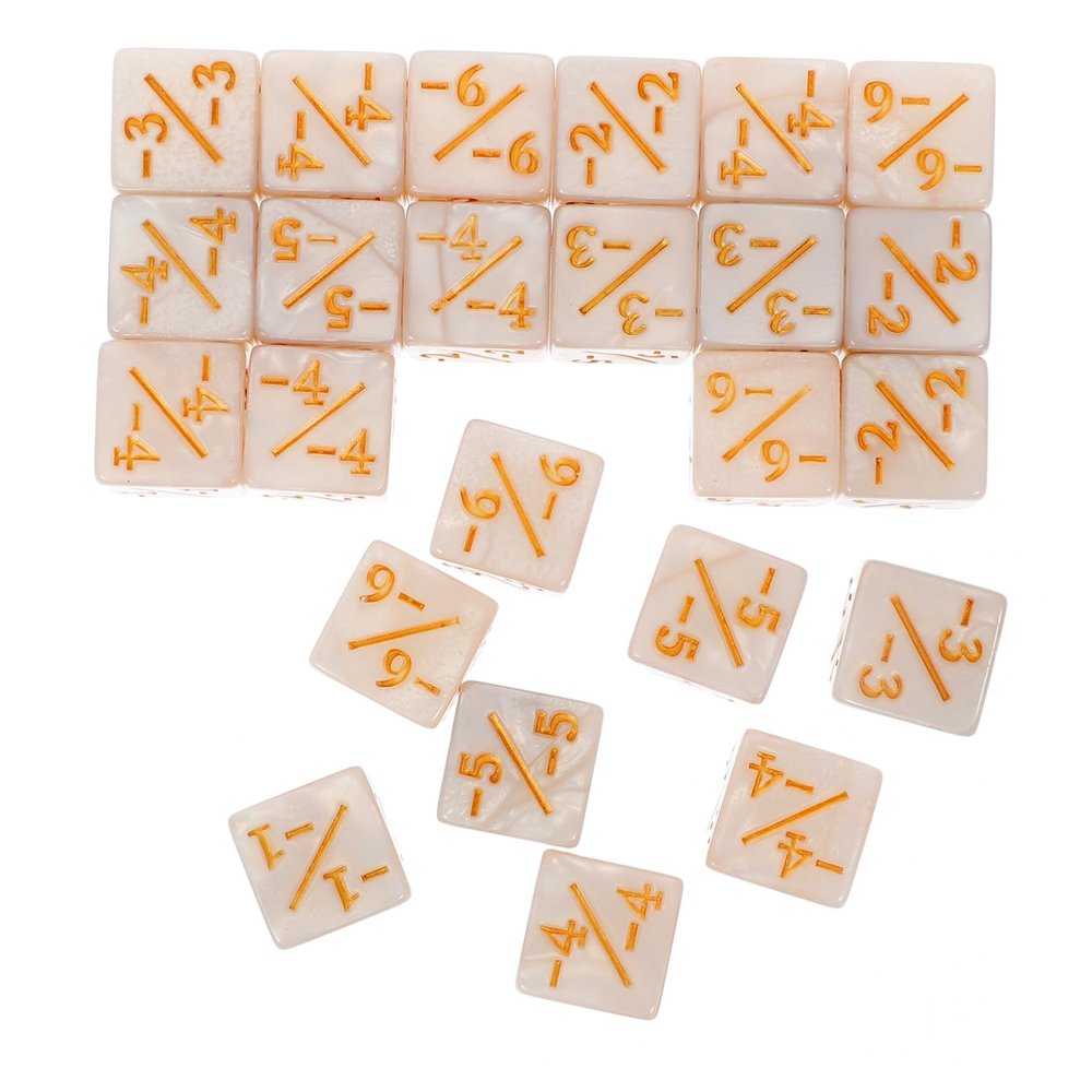 CIYODO 24pcs Acrylic Dice Counters Token for Boys and Girls Tokens Gaming Accessories Board Game