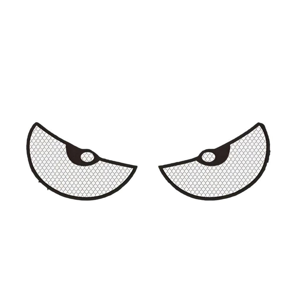 atcdfuw 1 Pair Motorcycle Car Devil Eye Reflector Stickers Front Rear Adhesive Decorative Reflective Stickers Vehicle Decoration