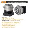 HFISWSAI Circular Flange Helical Gear Reducer Backlash 3 Arcmin Ratio 3:1~100:1 Nema23/34 Gearbox(for 130 Servo 24mm) view 3