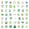 100PCS Environmental Protection Stickers, Save Planet Earth Stickers for Student Vinyl Waterproof for Water Bottle Laptop Luggage Guitar Gifts for Adult Teacher Students view 2