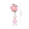 BESTonZON 5pairs Clip Earrings for Girls Boy Girl Princess Jewelry Non-pierced Heart and Flower Dangle Accessories for Favors view 2