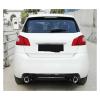 Car Rear Bumper Lip Diffuser Spoiler Rear Side Splitters Flaps Compatible for Peugeot 308 Flaps Protector Chassis Spoiler Bodykit view 3