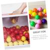 OHPHCALL 20pcs Entertainment Plastic Balls Green Raffle Drawing Balls for Parties Events and School Activities view 4