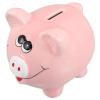 Abaodam Cute Ceramic Piggy Bank for Money Adorable Pig-Shaped Money Saving Box for Boys and Girls for Decor Organizes Change Neatly view 1