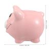 Abaodam Cute Ceramic Piggy Bank for Money Adorable Pig-Shaped Money Saving Box for Boys and Girls for Decor Organizes Change Neatly view 2