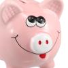 Abaodam Cute Ceramic Piggy Bank for Money Adorable Pig-Shaped Money Saving Box for Boys and Girls for Decor Organizes Change Neatly view 3
