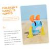 SKISUNO 4Pcs Portable Wind Up Flip Wear Resistant Clockwork Playthings for Creative Cartoon Design Fun and Early Learning Accessories view 3