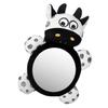 Hohopeti Car Mirror with Cow Design Easy to Install Safety Mirror for Rear Facing Car Seats View for Adorable Boy Girl Observation Accessory view 1
