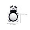 Hohopeti Car Mirror with Cow Design Easy to Install Safety Mirror for Rear Facing Car Seats View for Adorable Boy Girl Observation Accessory view 2