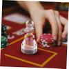 CORHAD Poker Game Accessory Wheel Acrylic Win Marker Roulette Wheel for Prizes Multi-use Game Marker view 3