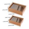 Abaodam 2pcs Wooden Piggy Bank Photo Frame Transparent Money Saving Box Compact Bank for Adults Stylish Home Decor for Bedroom Living Room Office view 2