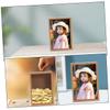 Abaodam 2pcs Wooden Piggy Bank Photo Frame Transparent Money Saving Box Compact Bank for Adults Stylish Home Decor for Bedroom Living Room Office view 3