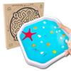 Learning Through PLAYtrays Milky White TUFF Tray, Small 27.5" Sensory Play Tray with Textured Surface, Canvas for Creativity, Sensory Bin for Water and Sand view 1