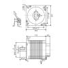 1000W 110 Flange DC Brushless Motor 48V 1000W 3000rpm Motor view 3