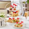 100Pcs Mini Solid Red Toothpick Flags, 3.15" Small Plain Triangle, Cupcake Toppers Sticks, Blank Flag Fruit Cheese Markers for Wedding Party Buffet Appetizers DIY Decoration view 4