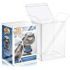 25 Pack Protector Cases for 4 Inch Figures, Crystal Clear Display Box with Lock - Dust, Fog, Scratch & Fingerprint Resistant, Flexible Shatterproof PET Plastic (Non-Yellowing), Includes Clean Cloth view 1