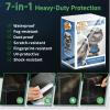 25 Pack Protector Cases for 4 Inch Figures, Crystal Clear Display Box with Lock - Dust, Fog, Scratch & Fingerprint Resistant, Flexible Shatterproof PET Plastic (Non-Yellowing), Includes Clean Cloth view 2