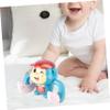 LALADEFIEE Electronic Tumbling Monkey Toy Inflatable Lights Surprise Prank Toy for Boys and Girls view 3