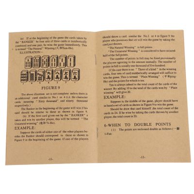 Abaodam English Mahjong Manual Complete Chinese Mahjong Learning Guidebook for Beginners Players