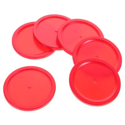 Abaodam 6pcs Ice Hockey Pucks Small Air Hockey Accessories for Game Tables Replacement Parts for Desktop