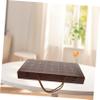CHICAMPERA Elegant Chinese Chess Set Wooden Chess Game Dual-Function Storage Box for Adults Portable Wooden view 4