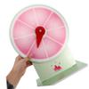 Abaodam Prize Wheel for Prizes Watermelon Tabletop Spinning Wheel Editable Desktop Raffle Wheel for Classroom Activities and Fall Festival Displays view 3