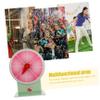 Abaodam Prize Wheel for Prizes Watermelon Tabletop Spinning Wheel Editable Desktop Raffle Wheel for Classroom Activities and Fall Festival Displays view 4