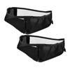 Abaodam 2pcs Stroller Bottom Basket Mesh Bag Camping Table Organizer Detachable Mesh Bag for Stroller view 1