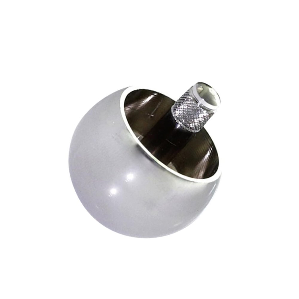 BESPORTBLE 1Pc Mushroom Head Metal Gyro Fun Automatic Spinning Top for Lightweight Design Easy to Carry Unique Shape Present for Friends Silver Color