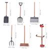 FOYTOKI 13pcs Miniature Farm Tools Model Set Tools for Landscape Decoration Trowel view 3