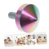 Toddmomy 2pcs Top Gyroscope Desktop Alloy Toy for Boys and Girls Relief for Decor view 2