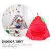 ibasenice Strawberry Play Tent Foldable Indoor Castle for Tent House for Ages Fun and Imaginative Play Space Easy to Clean Lightweight Design view 4