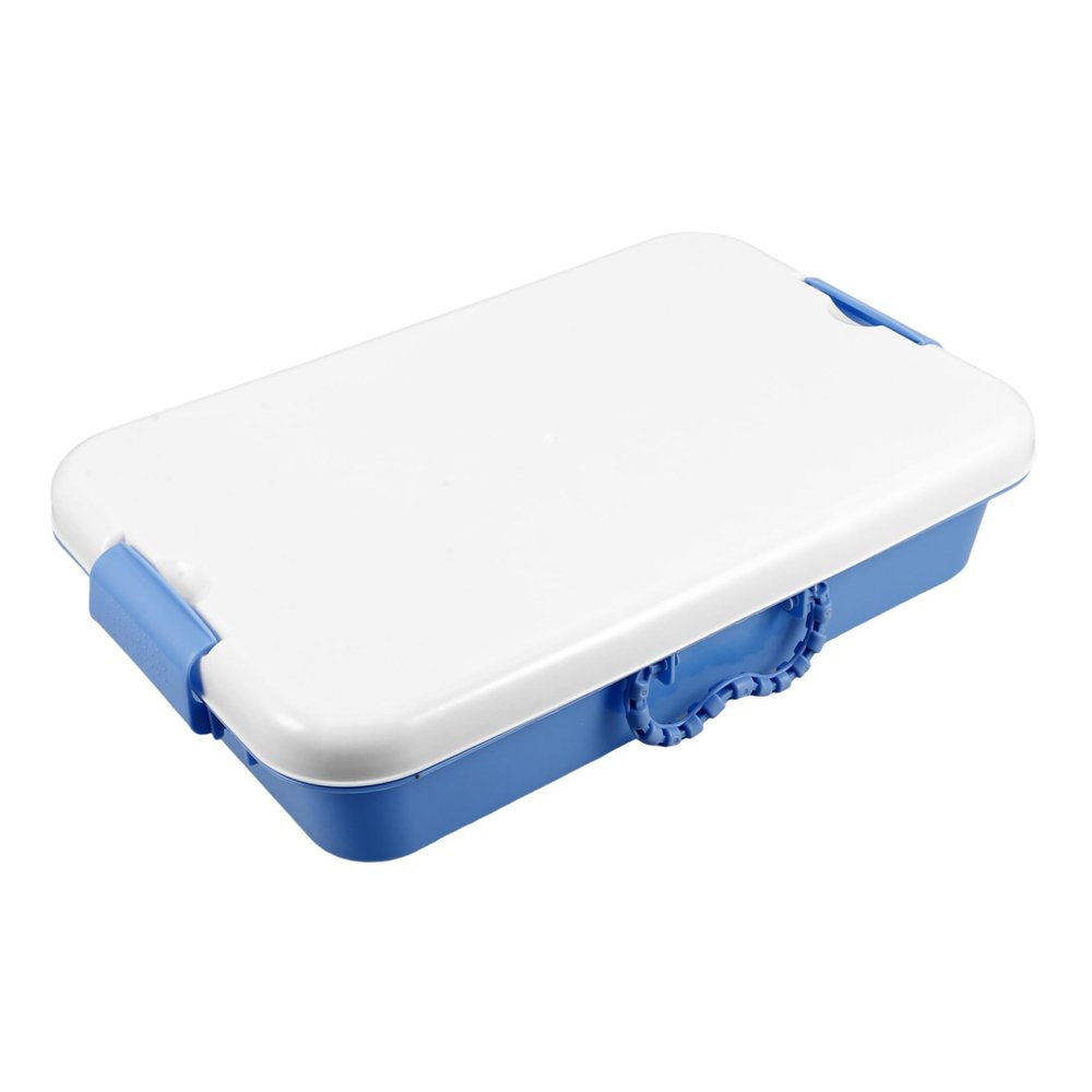 Abaodam Portable Sand Tray with Cover Multi Use Handheld Storage Box for Organizing and Craft Supplies Plastic Design for Home Classroom Use