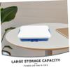 Abaodam Portable Sand Tray with Cover Multi Use Handheld Storage Box for Organizing and Craft Supplies Plastic Design for Home Classroom Use view 3