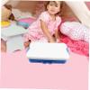 Abaodam Portable Sand Tray with Cover Multi Use Handheld Storage Box for Organizing and Craft Supplies Plastic Design for Home Classroom Use view 4