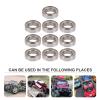 GANAZONO 10pcs Ball Bearings for Rc Cars Replacement Parts for Remote Control Toys view 2