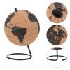 CIYODO Cork World Globe Desktop Geographic Globe Office Tabletop Decoration Learning Aid view 2