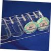 KICHOUSE 1Pc Transparent Chip Storage Box Organizer for Game Chips Visible Design for Easy Storage and Classification Lightweight and Portable for Poker Night view 2