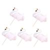 Toddmomy 5pcs Swan Cake Decorations Lightweight Cake Picks for Birthday Wedding Engagement Party Creative Dessert Toppers to Enhance Celebration Atmosphere view 1