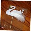 Toddmomy 5pcs Swan Cake Decorations Lightweight Cake Picks for Birthday Wedding Engagement Party Creative Dessert Toppers to Enhance Celebration Atmosphere view 3